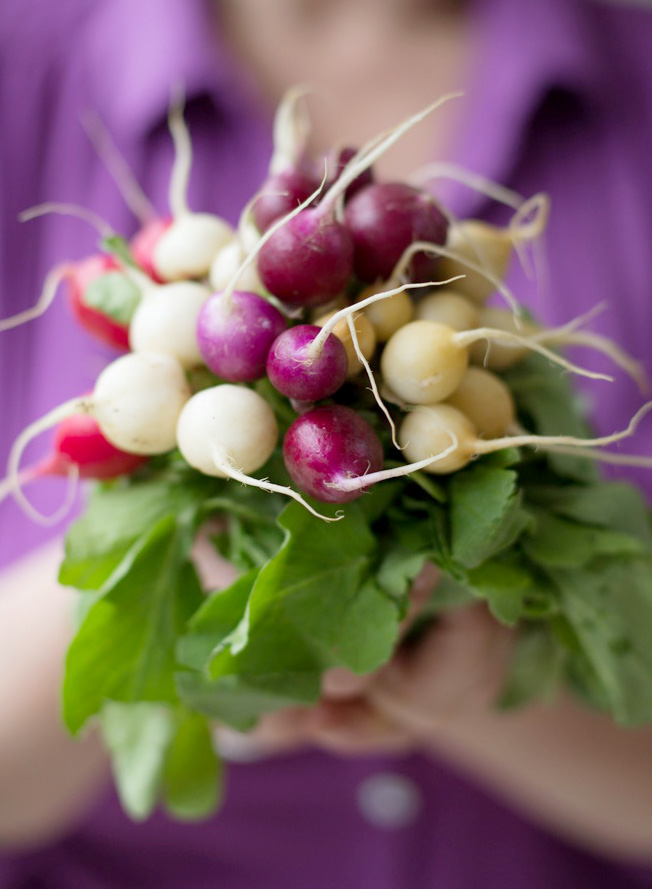 radishes, food styling, vegetables, vegetarian