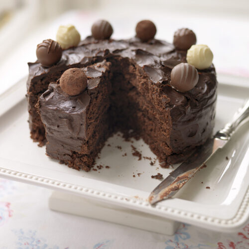 Belgian Chocolate Truffle Cake (Eggless) recipe. Delivery Delhi NCR | Zoet  Desserts