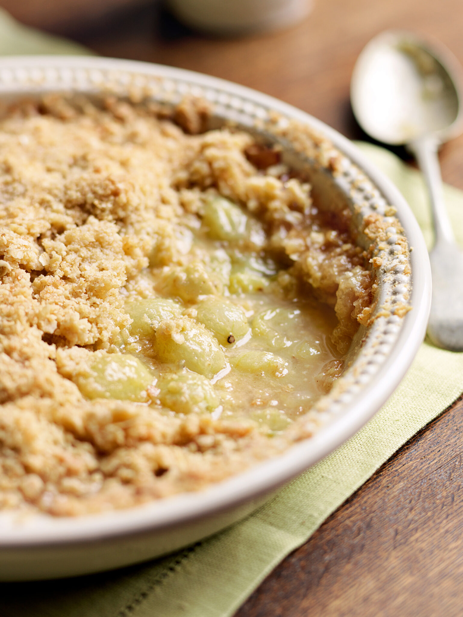 Gooseberry Crumble Justine Pattison's delicious dessert recipe