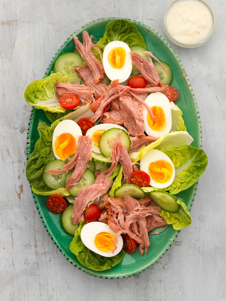 Pork ham salad